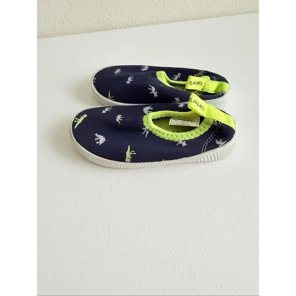 Carter's Shoes Kids Water Shoes Dinosaur Size 5toddler Swimming Beach Boat